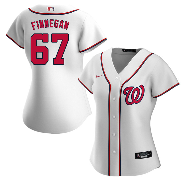 Nike Women #67 Kyle Finnegan Washington Nationals Baseball Jerseys Sale-White